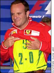 Barrichello ser� uma esp�cie de "rei momo" por um dia, na It�lia 