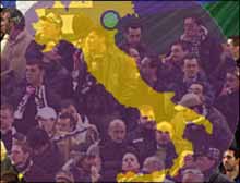Torcedores italianos t�m p�ginas mais racistas na Internet