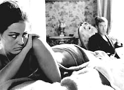 Claudia Cardinale e Jean Sorel em cena de "Vagas Estrelas da Ursa", filme de 1965 de Visconti, que ser� exibido dia 20.08.2002 na mostra 