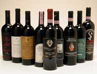 Garrafas de Brunello di Montalcino