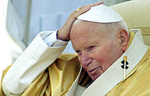 O Papa celebra missa ao ar livre, apesar do cansa�o  AP