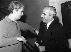 Sérgio Britto e o italiano Adolfo Celi, que morreu em 1986 