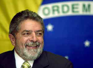 Il neo presidente del Brasile, Luis �Lula� Ignacio Da Silva (Reuters)