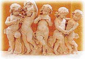 Escultura em m�rmore Petit danceurs, do in�cio do s�culo 20, que pertence ao governo de Minas Gerais 