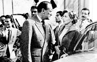 George Sanders e Ingrid Bergman: casal em crise � sombra do vulc�o 